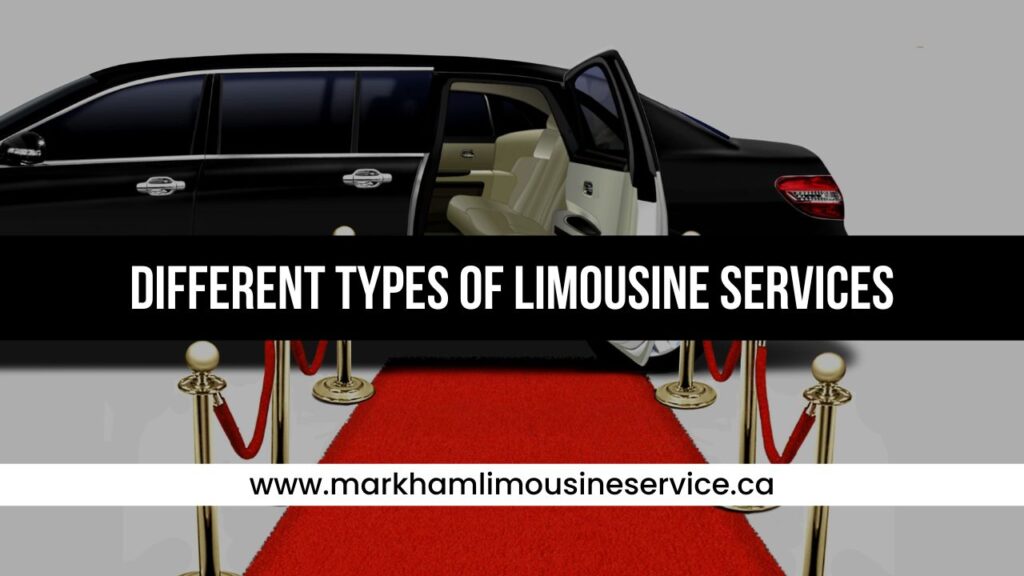 types of limousine services